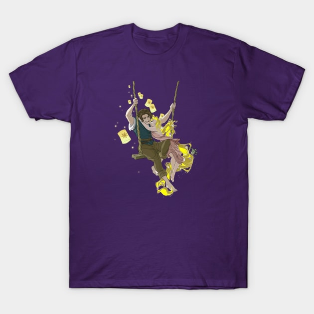 Rapunzel Springtime T-Shirt by Drea D. Illustrations